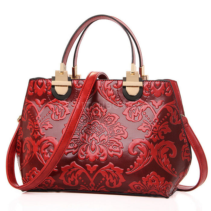 Exquisite embossed handbag