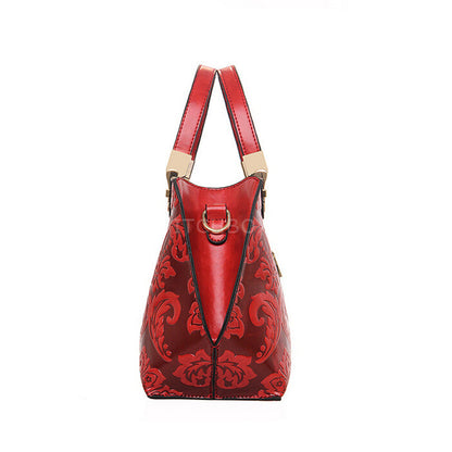 Exquisite embossed handbag