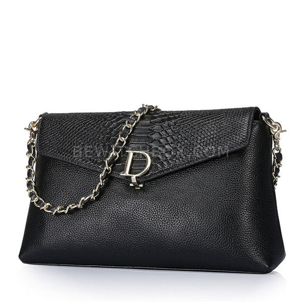 Chain Strap Letter Shoulder Bag