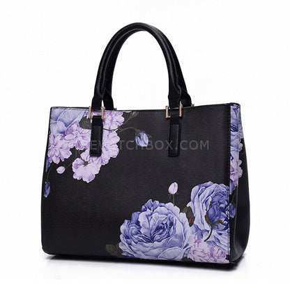 Exquisite flower pattern handbag